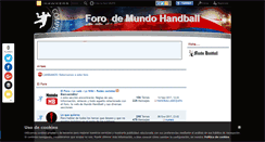 Desktop Screenshot of foro.mundohandball.com